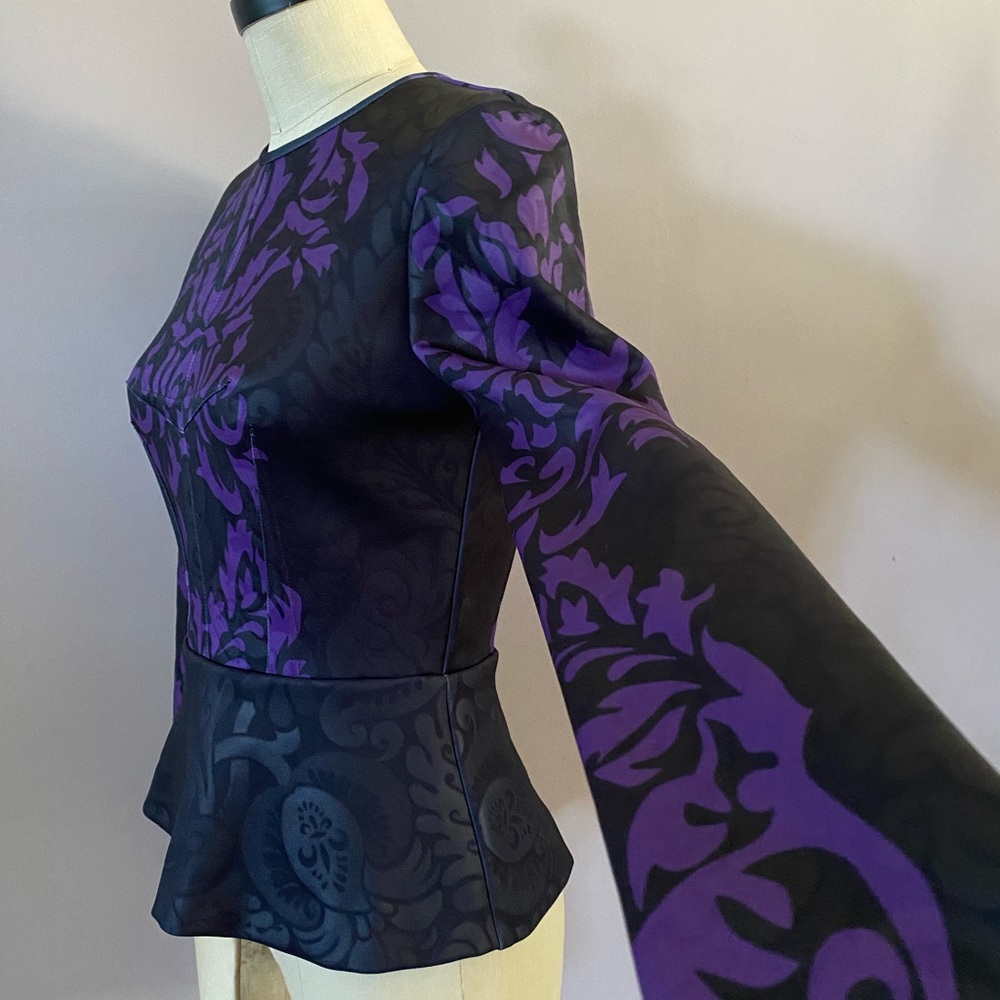 Yigal Azrouel peplum top size 4